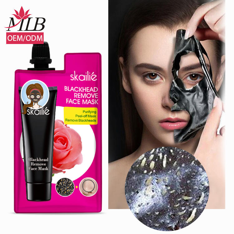 Beauty and care products woman face blackhead mascarillas facial removal peel off masks