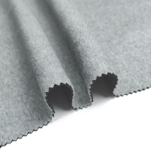 Mẫu Miễn Phí Hai Mặt 600 GSM 10% Cashmere 50% Merino Len <span class=keywords><strong>Polyester</strong></span> Vải Cho Áo - Product Image 1