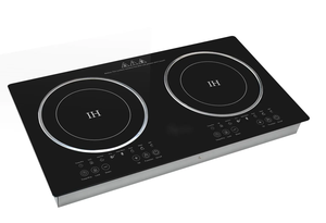 Modern Style <strong>2</strong>-Burner Electric <strong>Induction</strong> Stove Factory Built-In Infrared <strong>Hob</strong> for Household Use Ceramic Stainless Steel - Product Image 4