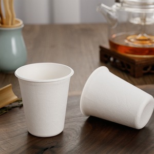 Gobelets jetables en pulpe de canne à sucre 8oz 12oz 16oz Écologiques pour la maison, le bureau, le thé et les boissons chaudes - Product Image 4