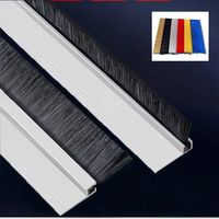 Brosse à bande réutilisable en aluminium, multi-matériaux (nylon PA66, laine, fil conducteur antistatique) pour le jointement
