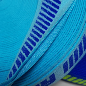High Quality Custom Jacquard Elastic Band 3.2cm Width Nylon Webbing with Brand Logo for Underwear Waistband Elastic <b>Binding</b> <b>Tape</b> - Product Image 3