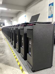 Altavoces de matriz de línea de audio y vídeo profesionales duales de 10 pulgadas, sistemas PA con amplificador de 600W para uso en exteriores - Product Image 6