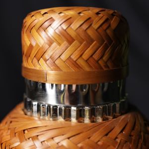 Carafe thermique artisanale en bambou tissé à la main, <span class=keywords><strong>théière</strong></span> isolée de style zen avec moniteur de température en temps réel - Product Image 5