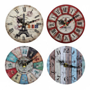Tokyo Living angolare artigianale circolare orologio da parete Interior Design inglese - Product Image 1