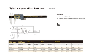 Exact Measurement Vernier Asimeto Caliper 0-150mm 0-6 Inch <b>Range</b> Calipers With Thumb Roller for Factory Quality Control - Product Image 4