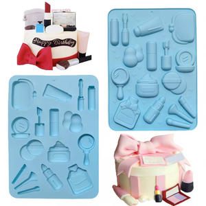Moule en silicone <span class=keywords><strong>pour</strong></span> maquillage HY, moule à chocolat, moule à rouge à lèvres, moule à <span class=keywords><strong>parfum</strong></span>, moule à pinceau cosmétique <span class=keywords><strong>pour</strong></span> <span class=keywords><strong>fondant</strong></span>, bonbons, pâte à sucre, outils de décoration de gâteaux - Product Image 1