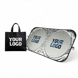 Wholesale Custom Logo Foldable Sunshade Windshield Sun <b>Shade</b> for Car Dealer Advertise Promo Business Gift - Product Image 1