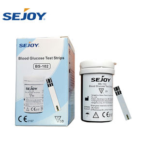 Bandes de <span class=keywords><strong>test</strong></span> de glycémie sans code Sejoy, bandes de <span class=keywords><strong>test</strong></span> de diabète, glycémie - Product Image 2