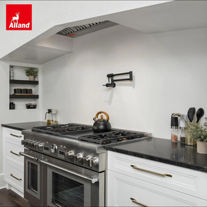 Muebles de Cocina Modernos Americanos de Lujo Alland, Gabinetes de Isla de Cocina Estilo Shaker, Muebles de Cocina con Cajones de Madera MDF - Product Image 3