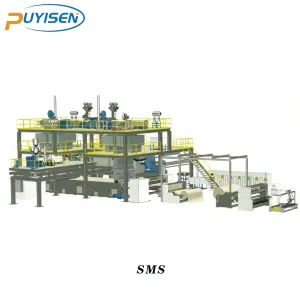 PYS-New Type Full automatic pp nonwoven SMS spunbond fabric making machine equipment