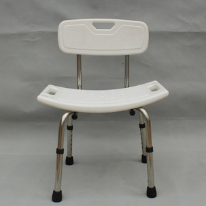 Chaise de douche Chuangyu en acier inoxydable avec dossier, équipement de sécurité pour salle de bain pour personnes âgées et femmes enceintes - Product Image 2