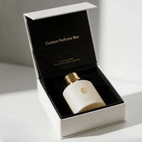 Boîte magnétique de parfum personnalisée pour les soins de la peau de parfum avec emballage de boîte cadeau de luxe pour flacon de parfum et encre de soja biodégradable