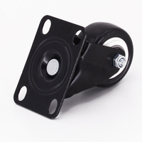 Personnalisable 2 pouces 50mm PU(PVC) roulette pivotante capacité de 60kg pour fauteuil roulant et meubles OEM