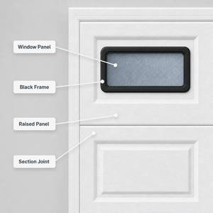 <span class=keywords><strong>Porte</strong></span> <span class=keywords><strong>de</strong></span> <span class=keywords><strong>garage</strong></span> automatique MERRYSENDY, design personnalisé, <span class=keywords><strong>acier</strong></span>-bois, coupe-vent, <span class=keywords><strong>sectionnelle</strong></span>, pour entrepôt, sur mesure, vente en gros - Product Image 4