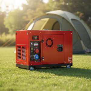 เครื่องกำเนิดไฟฟ้าแบบเงียบพิเศษ ระบายความร้อนด้วยอากาศ 5kva ถึง 12kva แรงดันไฟฟ้า 230v/110v/240v สำหรับการใช้งาน 6kva 8kva 10kva - Product Image 1