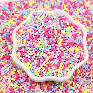 CHENXI 500G Argile polymère écologique, pépites de macarons, bonbons, longues tranches, couleurs mélangées, remplissage de slime, modèle - Product Image 6