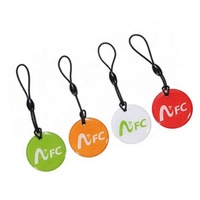 Étiquette d'identité électronique NFC pour chien, 13.56MHz, identification des animaux de compagnie, code qr, rfid, étiquette de collier, nfc, époxy