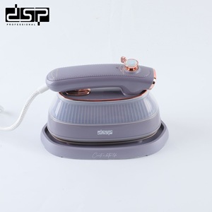 เตารีดไฟฟ้ามือถือ Dsp Professional รุ่น KD1172 แผ่นความร้อนสแตนเลส 110V 240V ปลั๊กยุโรป เตารีดพกพาสำหรับรีดผ้าเรียบและผ้าเปียก - Product Image 4