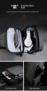 <span class=keywords><strong>Sac</strong></span> <span class=keywords><strong>de</strong></span> moto multifonctionnel antivol en cuir imperméable avec port <span class=keywords><strong>de</strong></span> chargement USB, <span class=keywords><strong>sac</strong></span> à bandoulière sportif - Product Image 5