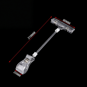 ป้ายราคาแบบหนีบสำหรับซุปเปอร์มาร์เก็ต รุ่น FA03  แบบพลาสติก  สำหรับคลังสินค้าและจัดเก็บสินค้า  สามารถปรับแต่งแบรนด์ได้ - Product Image 5