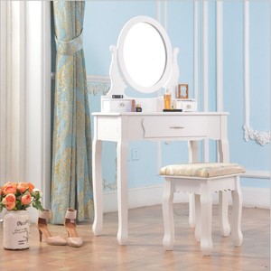 Mueble de dormitorio, <span class=keywords><strong>tocador</strong></span> de <span class=keywords><strong>MDF</strong></span>, mesa de maquillaje con espejo - Product Image 5