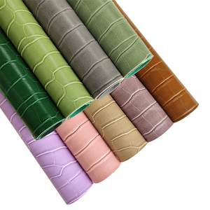 <span class=keywords><strong>Tissu</strong></span> en <span class=keywords><strong>cuir</strong></span> synthétique de couleur unie résistant à l'eau, aspect crocodile, tanné à l'huile, motif crocodile, <span class=keywords><strong>simili</strong></span> <span class=keywords><strong>cuir</strong></span> pour la fabrication de portefeuilles - Product Image 2
