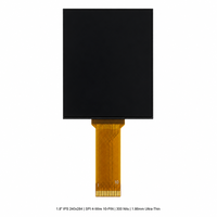 Modul LCD TFT IPS 1.8 " 240X284 Antarmuka SPI ST7789 350 Nits Lampu Latar LED Biasanya Hitam Ultra Tipis untuk Sistem MCU Tertanam