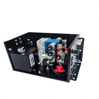 Unité hydraulique Fly Wing 24V 2.2KW 12V 1.6KW bidirectionnelle avec verrouillage hydraulique, réservoir d'huile 10L et jauge de niveau