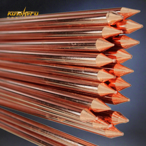 1/2 "<span class=keywords><strong>5</strong></span>/8" <span class=keywords><strong>3</strong></span>/4 "tige de terre collée en cuivre massif prix tige de terre en acier plaqué cuivre pour système de mise à la terre - Product Image 6