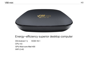 แท่งไฟแอนดรอยด์กล่องทีวีขนาด2GB 16GB สีดำควอดคอร์ - Product Image 6