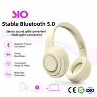 Casque sans fil Gertek Chip 12H avec affichage de la batterie, connexion multipoint, stéréo 10M, V5.0