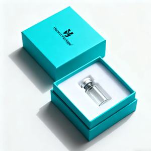 Couvercle de boîte en carton de luxe et base Boîte à cosmétiques supérieure et inférieure Boîte de papier d'emballage rigide avec logo imprimé - Product Image 1