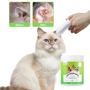 50 Uds., 55 Uds., 20 Uds., toallitas para dedos de orejas de naturaleza personalizada para perros, cuidado de gatos, limpieza de mascotas, toallitas para guantes de limpieza para perros - Product Image 2