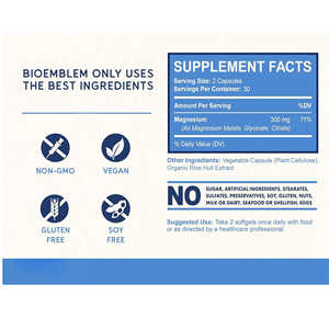 OEM/ODM dewasa <span class=keywords><strong>Magnesium</strong></span> kompleks sitrat Threonate Vegan kapsul 500mg <span class=keywords><strong>Magnesium</strong></span> suplemen untuk tulang dukungan kekebalan tubuh - Product Image 5
