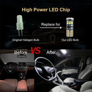 Bombilla LED Blanca A80 T10 194 168 W5W 2016 18smd para Automóvil, Luz de Lectura de Matrícula, Amplio Rango de Voltaje, Decodificación, Bombilla Pequeña, DC12V - Product Image 5