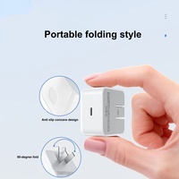 Chargeur mural électrique Type-C à charge rapide dynamique 40W PD pour smartphone 17 Pro Max
