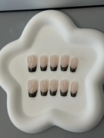 Vente en gros de 10 faux ongles 100% faits à la main, à pression, à bas prix, avec nouveaux strass, style design pour filles, 10 pièces