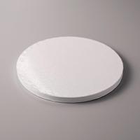 En gros 50pcs 12 Pouces Gâteau Rond Tambour Blanc Carton Ondulé avec Gaufrage et Estampage Gâteau Étanche Papier Tambours