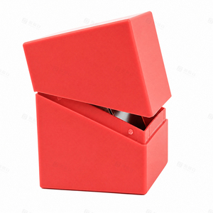 Boîtes de rangement pour cartes à collectionner en plastique mat, colorées, incassables, personnalisables, vente en gros, pour le stockage de jeux de cartes à collectionner - Product Image 5
