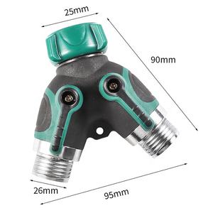 NZMAN Répartiteur de tuyau 2 voies à usage intensif-Répartiteurs de <span class=keywords><strong>robinet</strong></span> et de tuyau d'arrosage pour l'extérieur-Répartiteur d'eau durable <span class=keywords><strong>Adaptateur</strong></span> en Y - Product Image 3