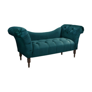 Banc en tissu capitonné pliable à prix modéré, long pouf de rangement pour salon, chambre à coucher et appartement - Product Image 4