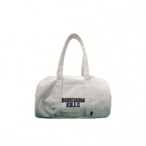 Bolsa de Lona LOQ MOQ, Bolsa de Mensajero Cruzada, Bolsa de Compras Unisex, Bolsa de Viaje a la Playa con Cremallera, Logotipo Personalizado - Product Image 1