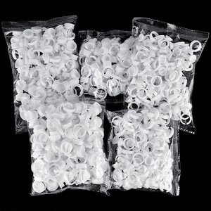 100 coupelles jetables en plastique pour encre de tatouage, multi-tailles, pour microblading et pigments - Product Image 6