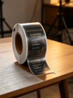 Impression d'étiquettes personnalisées pour emballages cosmétiques, feuille d'argent et d'or, étiquette complète pour soins de la peau, écologique, anti-ultraviolet, estampage à chaud