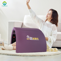 Dôme de sauna infrarouge triple pliable électrique portable Fuerle pour la maison ou le spa, dôme de sauna infrarouge lointain pliable