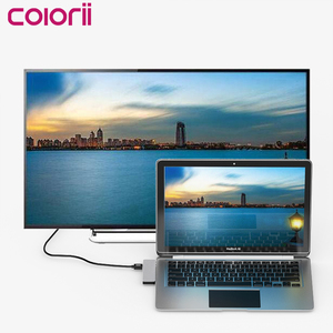 DC6H <span class=keywords><strong>USB</strong></span> <span class=keywords><strong>C</strong></span> <span class=keywords><strong>Thunderbolt</strong></span> <span class=keywords><strong>3</strong></span> estación de acoplamiento con HDMl datos <span class=keywords><strong>USB</strong></span> para MacBook Macbook Pro Macbook Air 2020 y nueva M1 Chip - Product Image 6