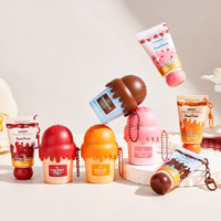 Delicioso Perfume con Aroma a Donut de Chocolate, Kit de 2 Piezas, 50 ml de Perfume en Spray, 30 ml de Crema Hidratante, Llavero, Caja de Regalo, Set de Regalo de Perfume para Mujer
