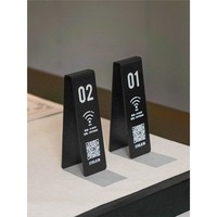 Porte-numéro de table en métal de haute qualité de luxe support de numéro de table stable signe réservé commande de petite quantité acceptée