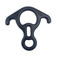 Corne 8 Figure Anneau Abseiler Descente lente Protection Descente Descente Mousqueton 50kn Aluminium Escalade Crochet Escalade En Plein Air